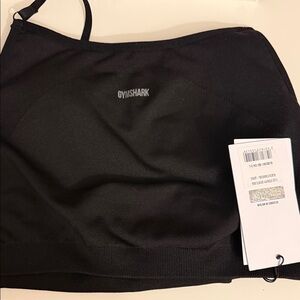 Gymshark Jet Black Activewear Top